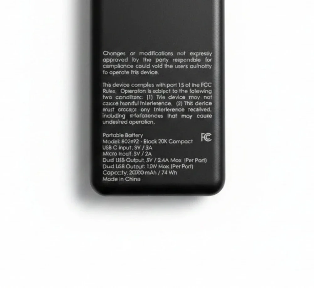 Portable Battery 20000mAh (New / Open Package) Model 802692